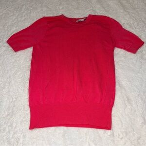 Zara Bold Pink Knit Top
